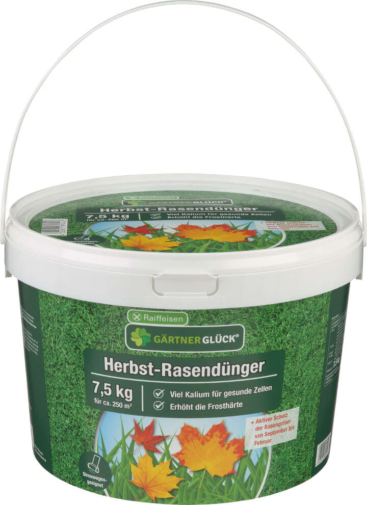 GÄRTNERGLÜCK Herbst-Rasendünger 7,5 kg